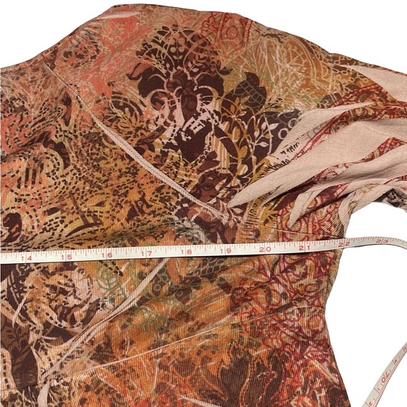 Apt.9 - Womens Boho 3/4 Sleeve Top Sz. 1X - Picture 9 of 10